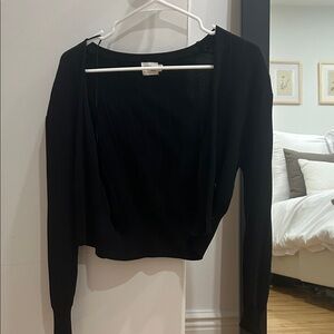 Women's Black Cardigan Sweater